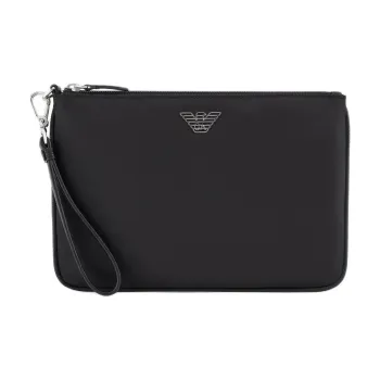 EMPORIO ARMANI Polyamide Clutch Women's Black