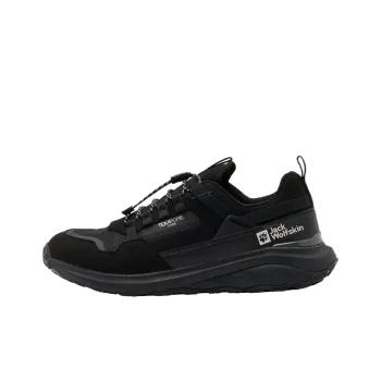 Jack Wolfskin Wear resistant And Waterproof Low Top Outdoor Shoes Men's Black