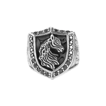 The Next Life 925 Sterling Silver Synthetic Cubic Zirconia Rings Men's