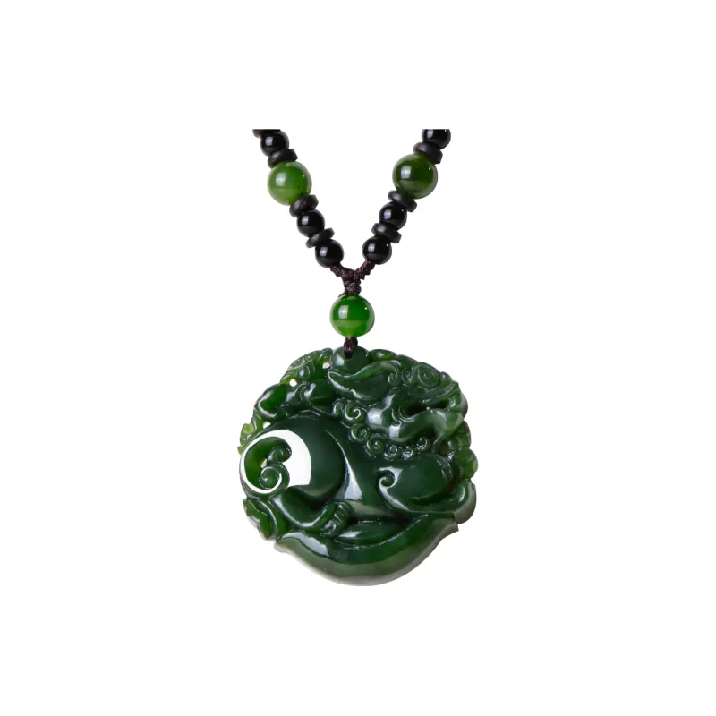 Survival Hetian Jade Necklaces Jasper Unisex-0