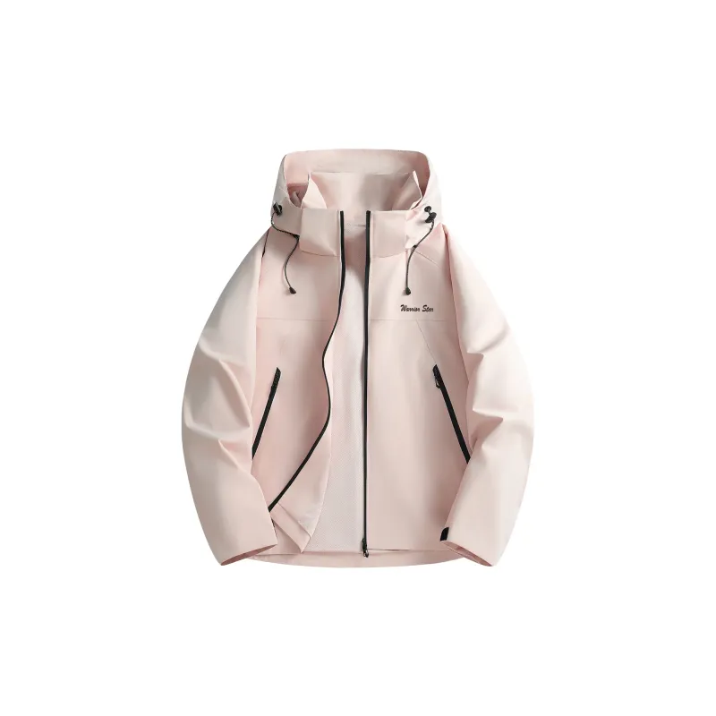 Warrior Lace Up Waterproof And Windproof Windbreaker Jacket Unisex-78