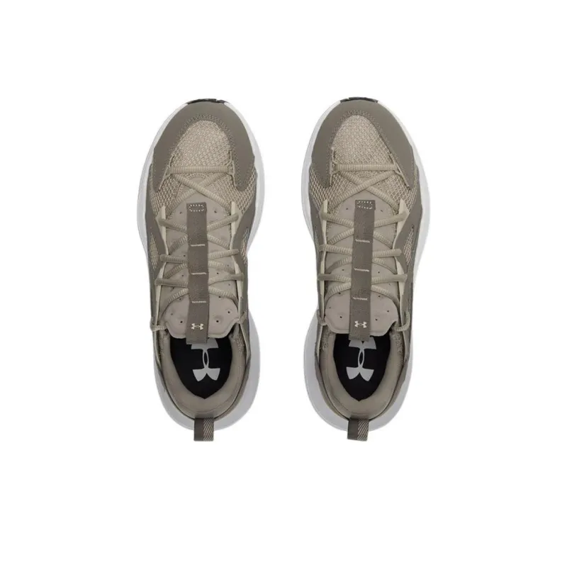 Under Armour Anti Slip Wear Resistant Low Top Casual Shoes Unisex Taupe-3