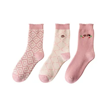 Cotton Gene Mid Calf Socks Women's Combo Set