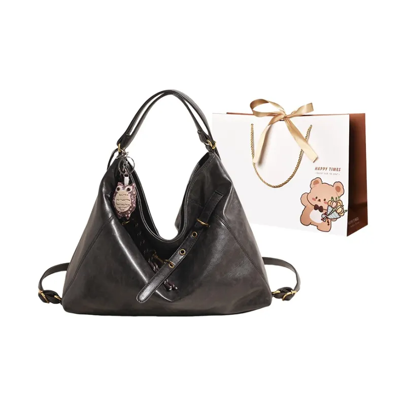 ERANGBEAR PU Backpack Shoulder Bag Regular Women's Multicolor-0