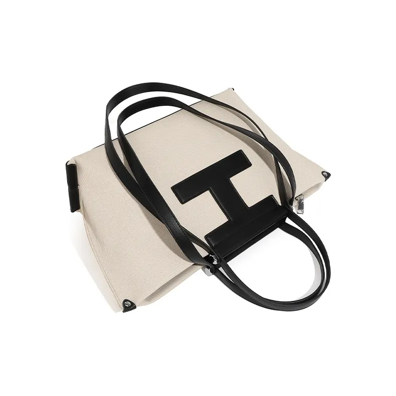 Pivsnu Canvas Shoulder Bag Canvas Bag Women's Multicolor-1