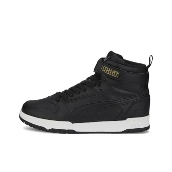 PUMA Slip-Resistant Anti-Kick High-Top Kids' Skateboarding Shoes Black Teenagers