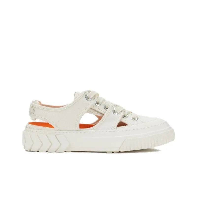 Both Low Top Skateboard Shoes Unisex White-1