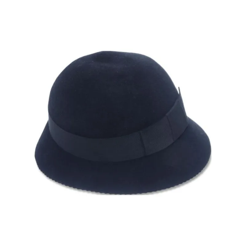 CHANEL 1990 2000 Felt Bucket Hat-2