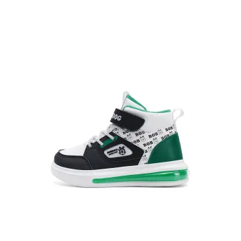 BOBDOG Slip Resistant Anti Kick Lightweight Cushioning High Top Kids' Running Shoes Kids'