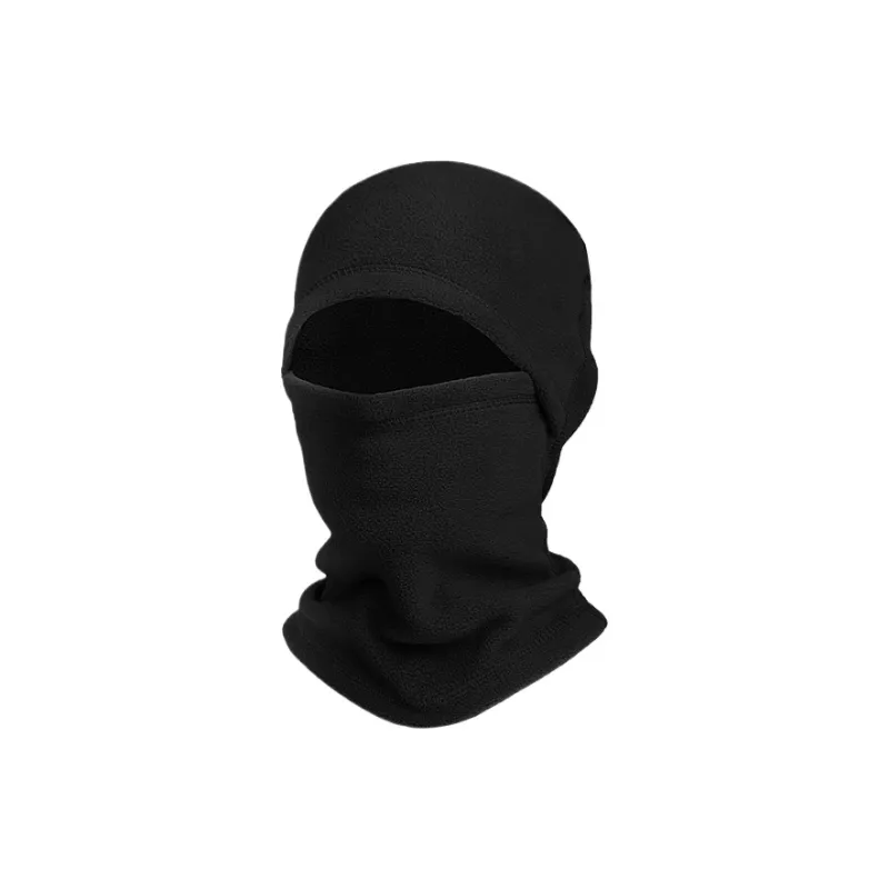 SMILING SHARK Polar Fleece Face Mask With Hood Unisex-1