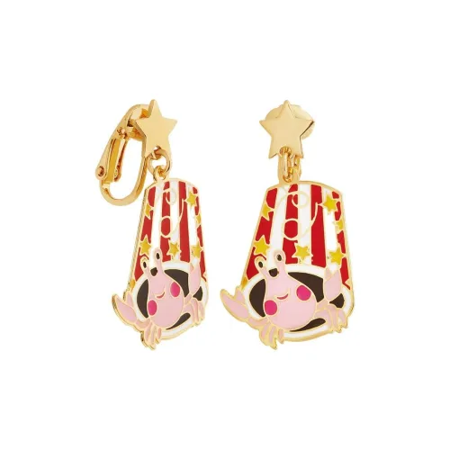 LES NEREIDES Brass Clip On Earrings Women's Multicolor