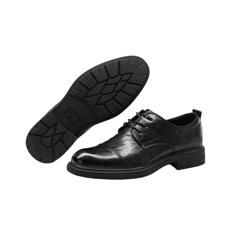 Spider King Dress Shoes Men's Black-4