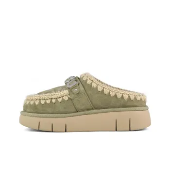 MOU Bounce Clog EVA Abrasion Resistant Closed Toe Slippers Women's Green