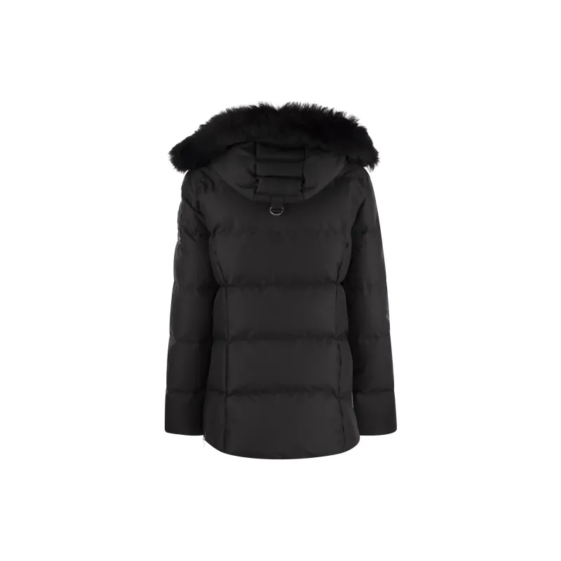 Moose Knuckles Zipped Hooded Down Jacket-1
