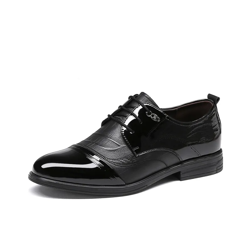 Spider King Dress Shoes Men's Black-0