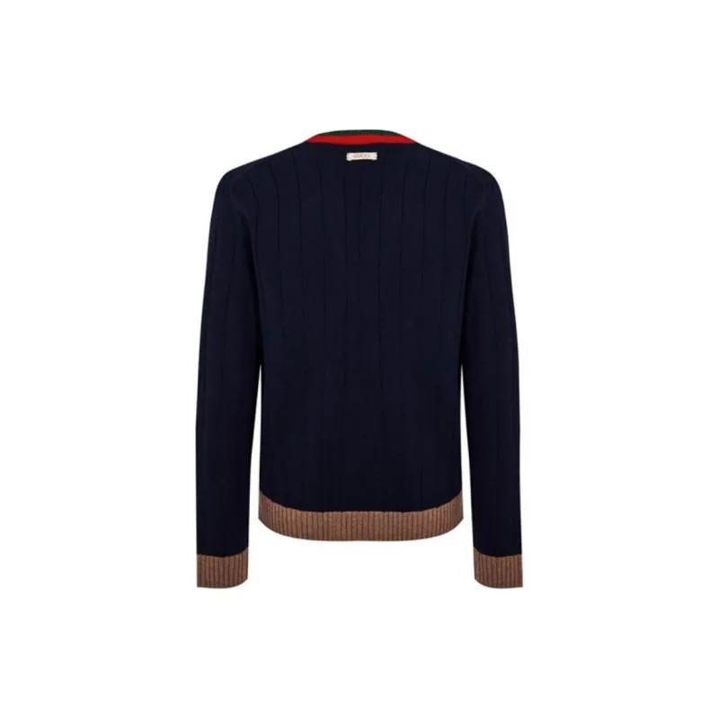 GUCCI SS23 Knitwear Men's Dark Blue-1