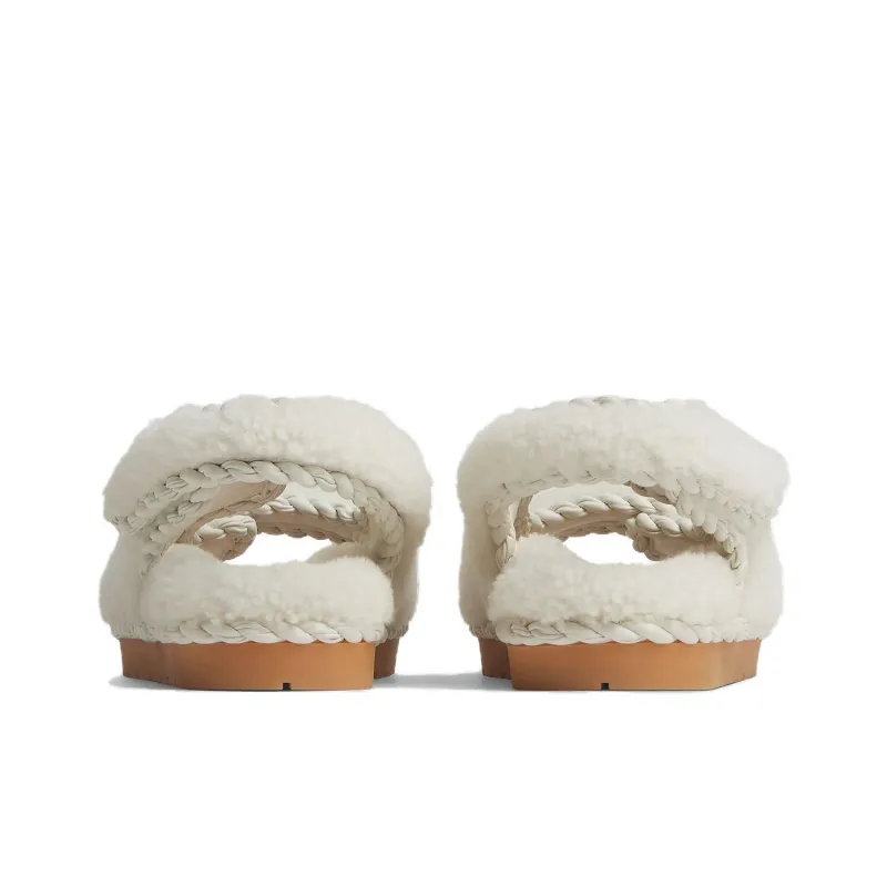 Bottega Veneta Jack One Strap Sandals Women's White-4