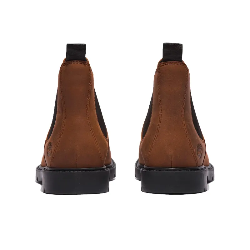 Timberland Short Chelsea Boots Women's Brown-4