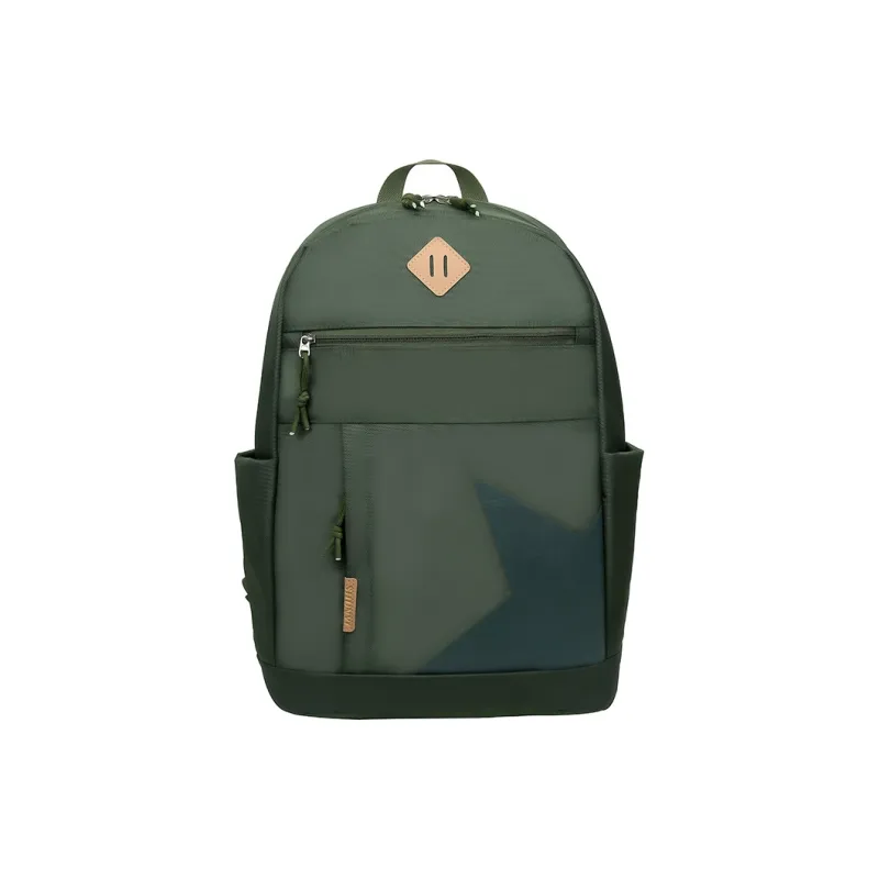 Gorora Nylon Backpack Regular Unisex Multicolor-3
