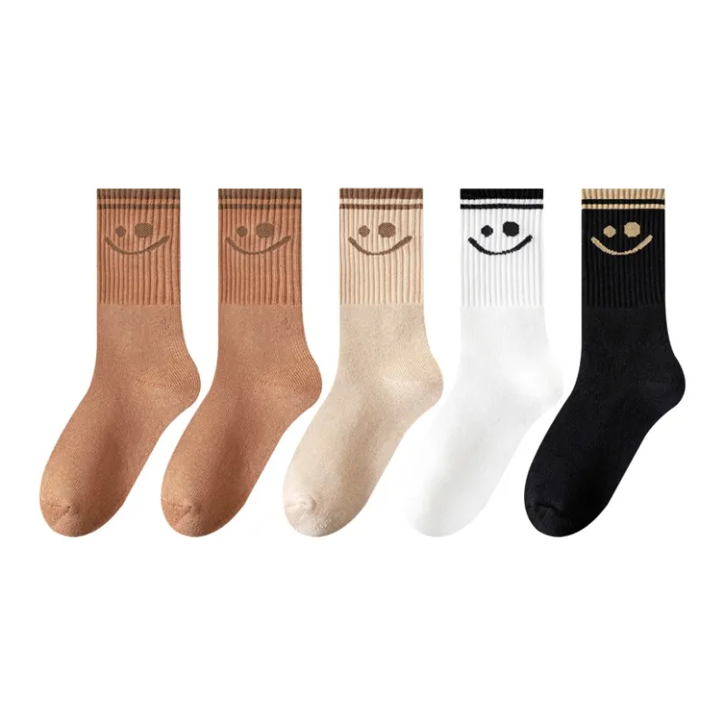 MIIOW Trend Party Series Mid Calf Socks Unisex 5 Pack-8