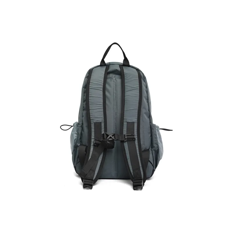 MYEDITION 15L Backpack Students Backpack Travel Bag Backpack Outdoor Bag Fabric Black/Asphalt Gray Unisex-2