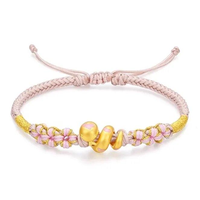 HAPPY BEAN Gold Bracelet Women's-0