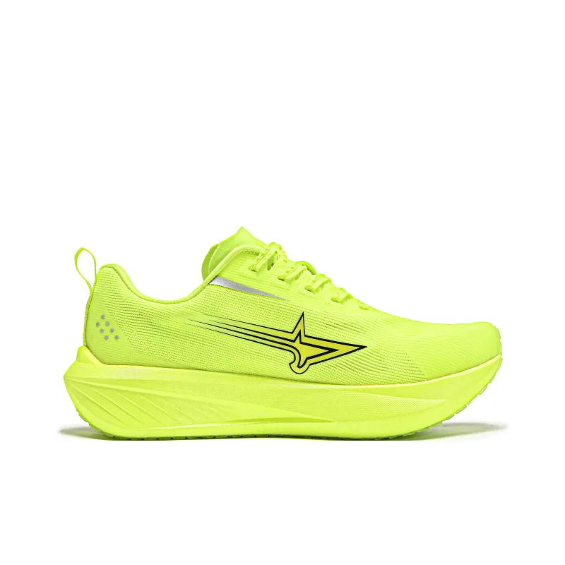 LEBUZHE Low Top Running Shoes Men's Neon Green-1