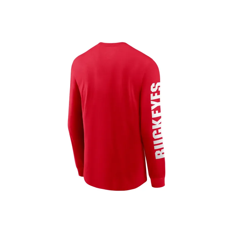 Nike Ohio State Buckeyes Basketball Icon Men's Nike College Long-Sleeve T-Shirt-1