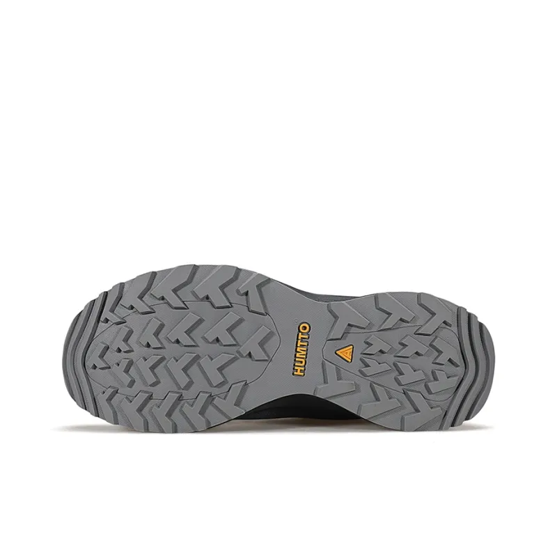 HUMTTO Cushioning Anti Slip And Wear Resistant Mid Top Outdoor Shoes Men's Dark Gray-4