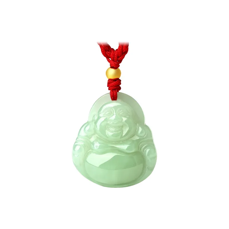 LAOMIAO Hetian Jade Pendants Pale Greenish White Jade Women's-2