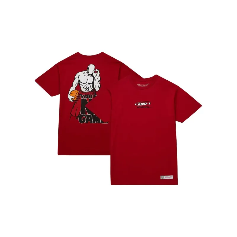 Mitchell & Ness x AND1 M&N X McLaren Co branded Series T Shirt Men's Red-2