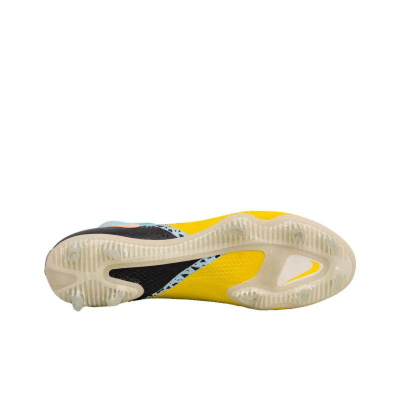 Nike Phantom GT2 Shock Absorbers With Slip Resistant Features Soccer Shoes Men's Blue Orange Black-3