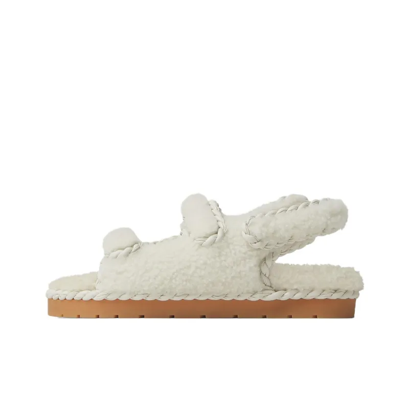 Bottega Veneta Jack One Strap Sandals Women's White-0