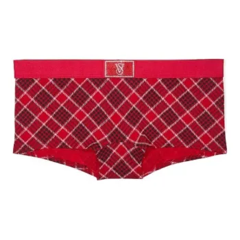 Victoria's Secret Underpants Women's 1 Pack Red Plaid