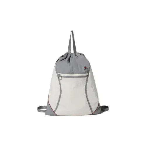 FILA Nylon Backpack Regular Unisex Gray
