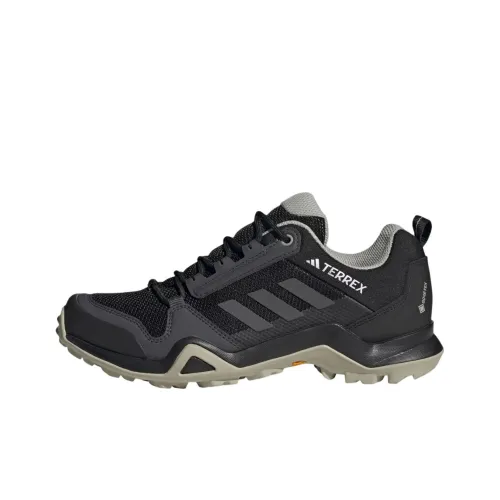 Adidas Terrex AX3 Anti-Slip Wear-Resistant Low-Top Trekking Shoes Women's Black Gray Color