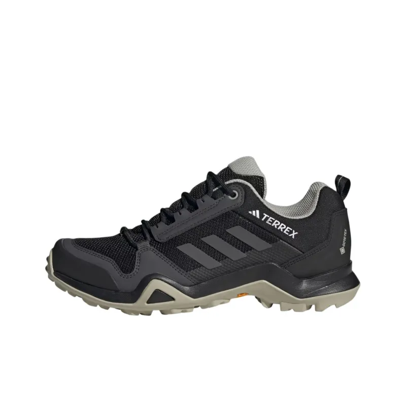 Adidas Terrex AX3 Anti-Slip Wear-Resistant Low-Top Trekking Shoes Women's Black Gray Color-0
