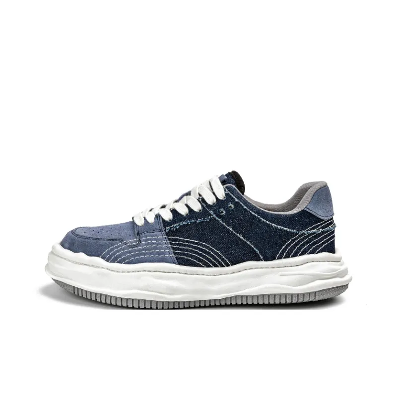 NAUTICA Abrasion Resistant Slip Resistant Low Top Skateboard Shoes Men's Blue-0