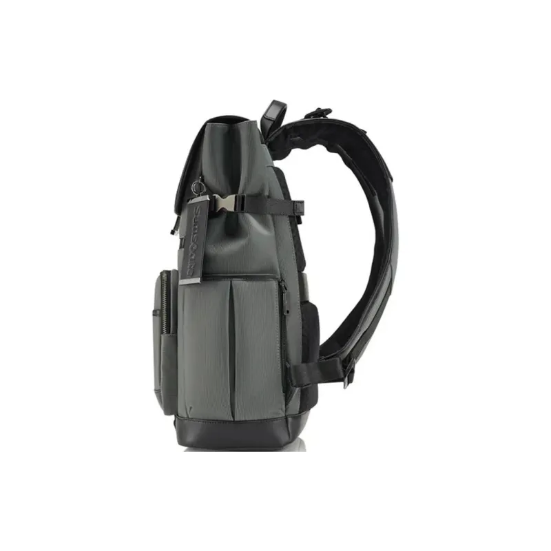 SAMSONITE Nylon Backpack Men's Gray-2