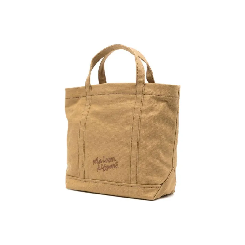 Maison Kitsune Fox Head Small Tote Bag-1