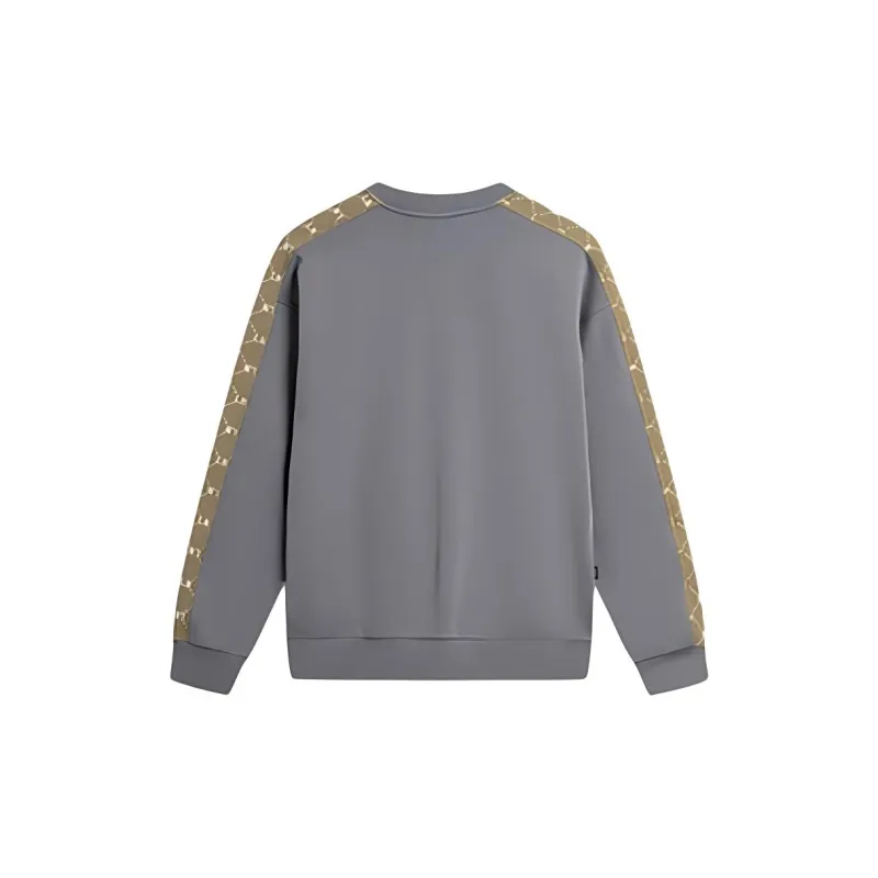 LiNing Sports Life Collection Sweatshirt Men's Nine Degrees Gray-1