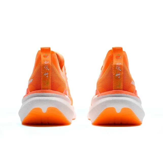 XTEP Two Thousand Kilometers 2.0 Running Shoes Men Low Top Highlight Orange/Neon Sunset Orange-3