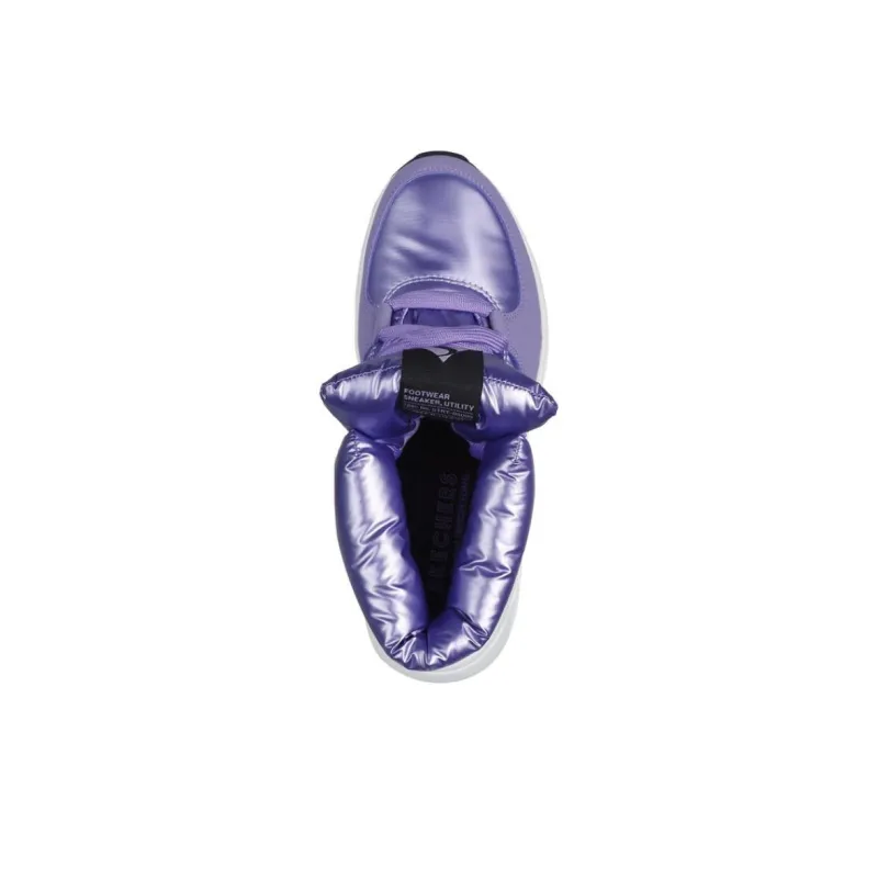 Skechers Uno Peaks Warm And Wear-Resistant Short Snow Boots Women's Purple-3