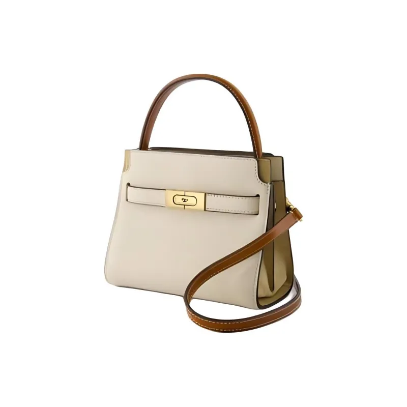 TORY BURCH Lee Radziwill Petite Double Bag New Cream-1