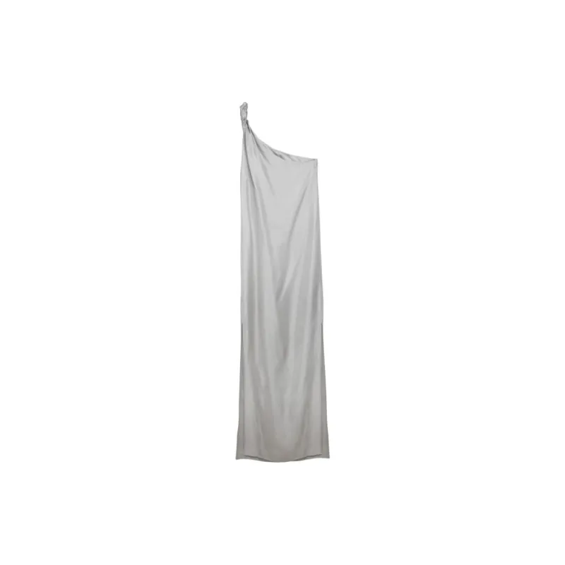 Loulou De Saison Sleeveless Dress Women's Silver Gray-1
