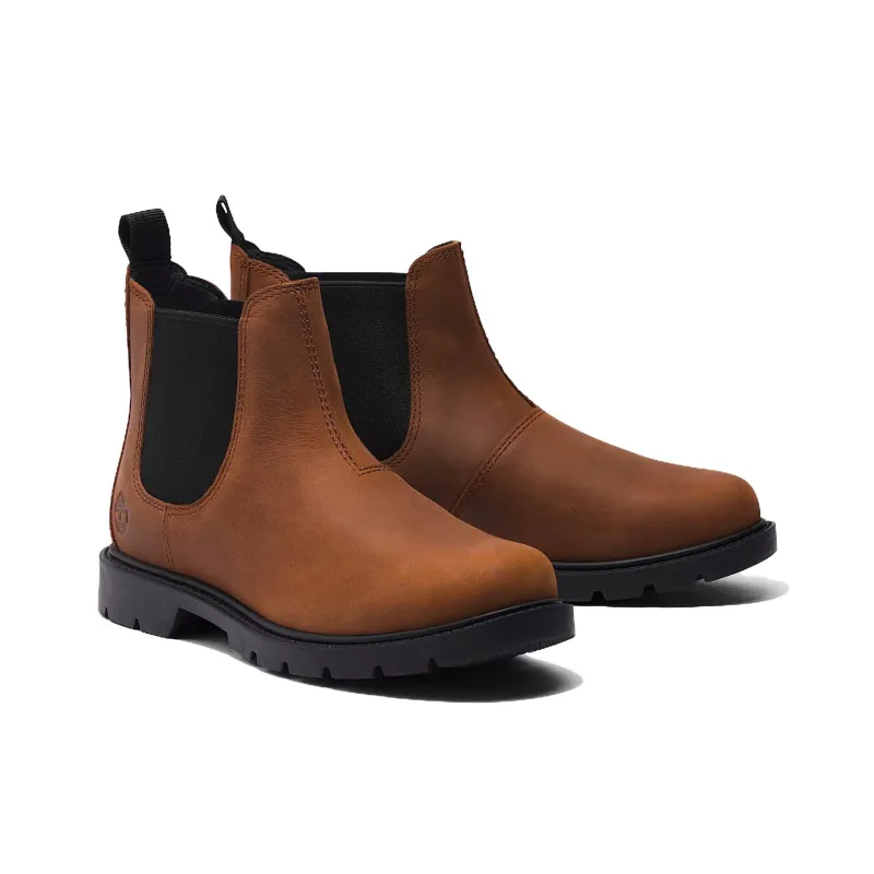 Timberland Short Chelsea Boots Women's Brown-2