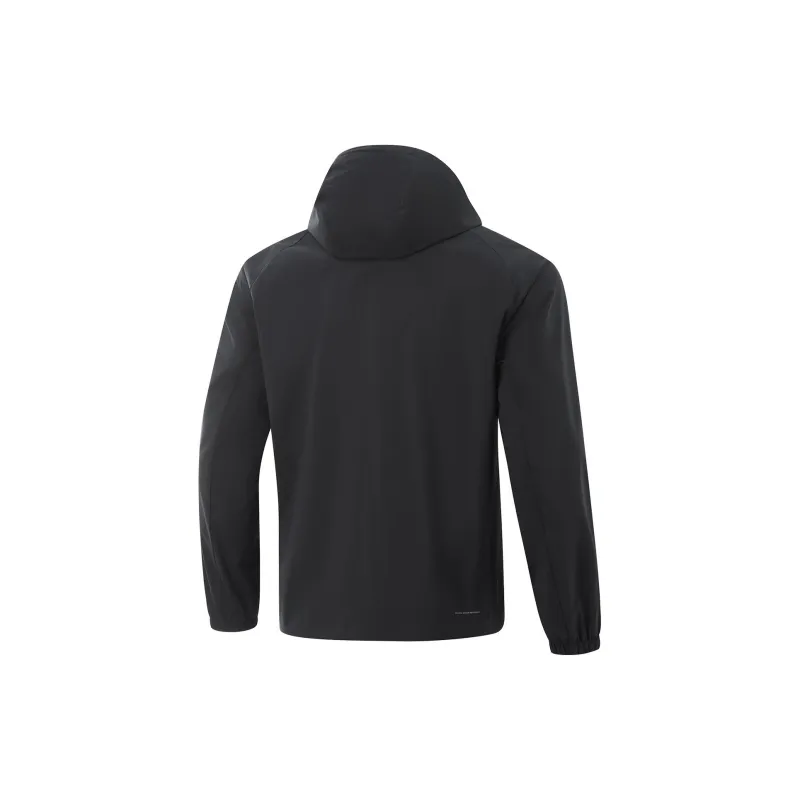 LiNing Fitness Series Trench Coat Men's Black-1