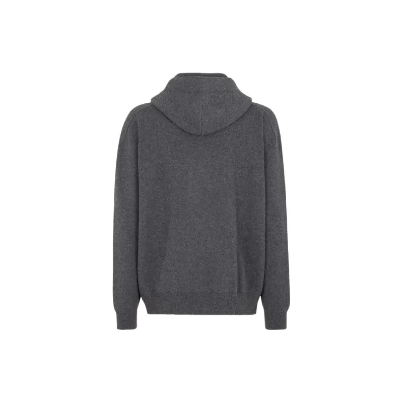 FENDI Drawstring Hooded Cardigan-1