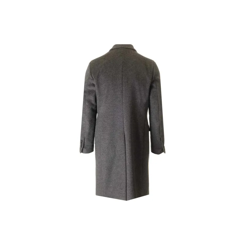LARDINI Double Breasted Mid Length Coat-1