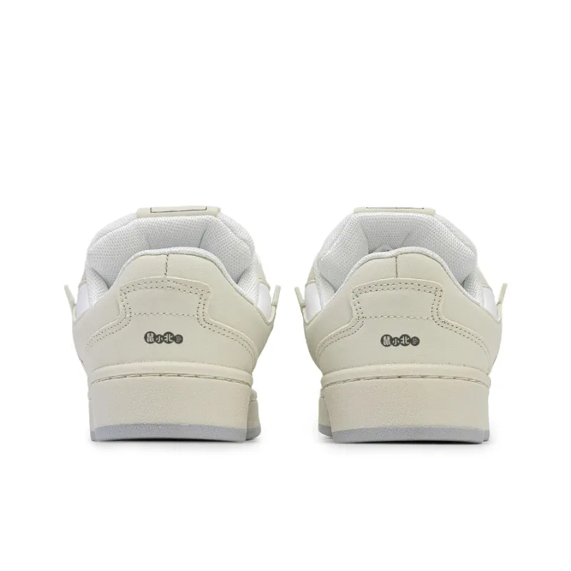 SHUXIAOBEI Anti Slip And Wear Resistant Lightweight Low Top Skateboard Shoes Unisex White Blue-39